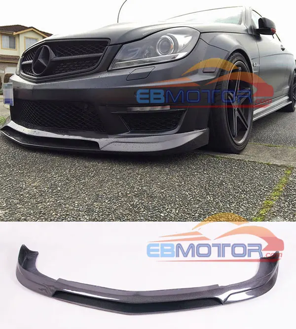 

Real carbon fiber Rev Front Lip spoiler For Mercedes Benz W204 C63 AMG 11-13 M147