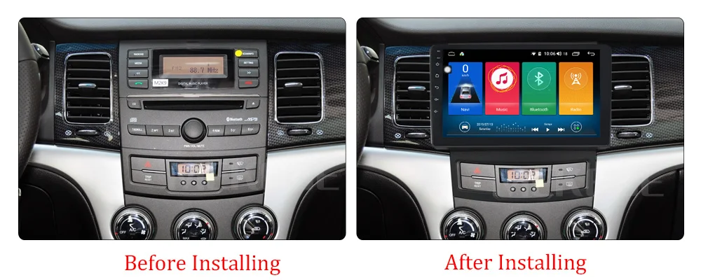 MEKEDE HD большой экран Android 9,0 Автомобильный DVD Радио для SSANGYONG KORANDO 2011-2013 gps навигация Радио Аудио мультимедийный плеер