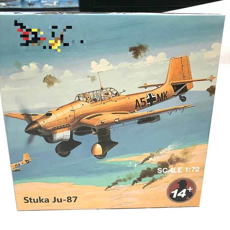 1/72 жесткий специальный литой металл Германия Вторая мировая война Dive Bomber Stuka JU87 имитационная модель мебель дисплей коллекционер