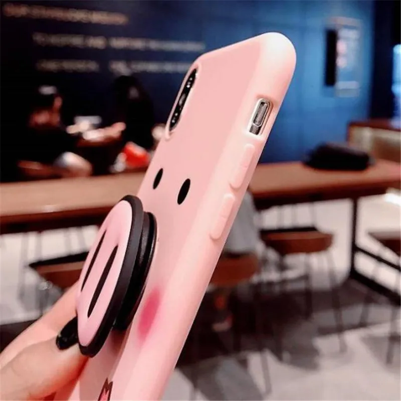 Для Xiao mi Red mi Note 7 6 5 Pro 5A 4X5 Plus 4A 7 mi A1 5X A2 6X8 Lite 9 SE 6 чехол s Pig Nose мягкий чехол из ТПУ с ремешком для телефона