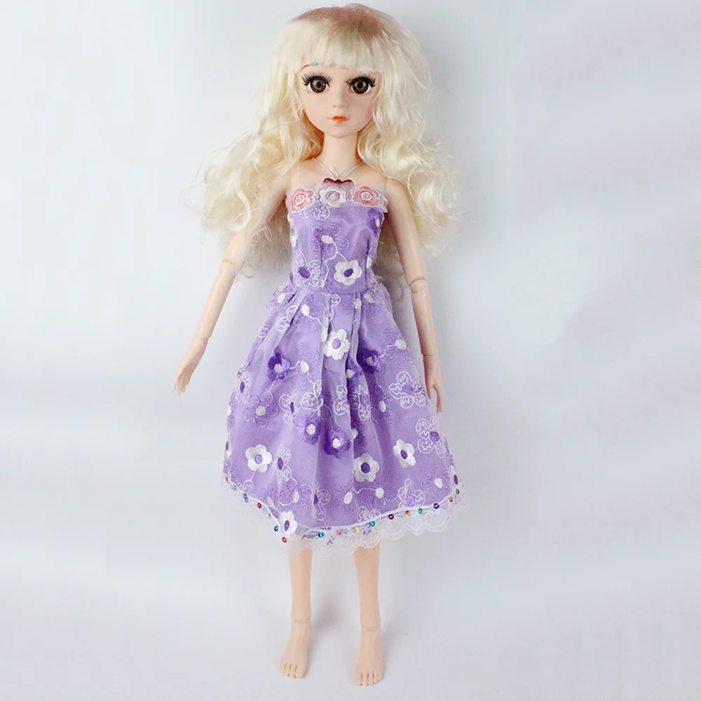 60 см кукольная одежда BJD/SD Свадебный костюм платье DIY юбка 3 точки BJD Кукольное платье 1/3 кукольные аксессуары Игрушки для девочек куклы