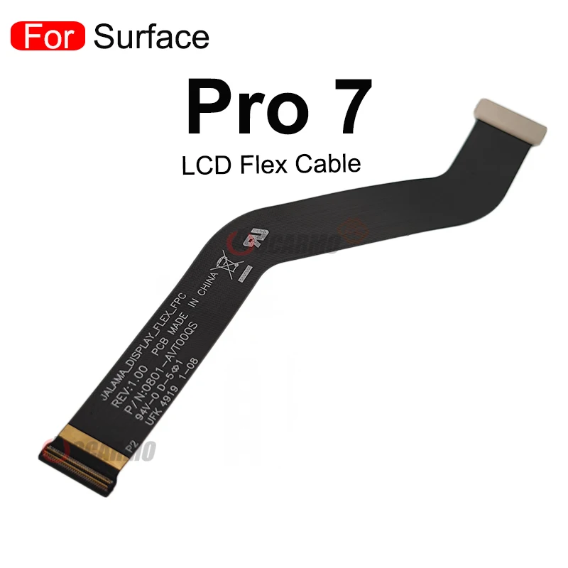 Cavo Flessibile Con Digitalizzatore Touch Screen Per Microsoft Surface Pro 7 1866 – Ricambio Originale Nero