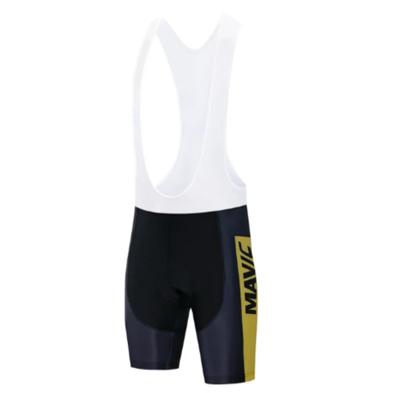 Mavic Pro Team New Cycling 19D GEL Pad Bib Shorts MTB Quick Dry Breathable Padded Sport Bike Wear Bicycle Lycra - Color: A-2
