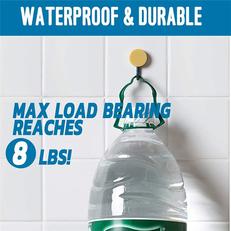 High Quality Durable10 Pieces Hooks Household Wall Mounted Hooks No