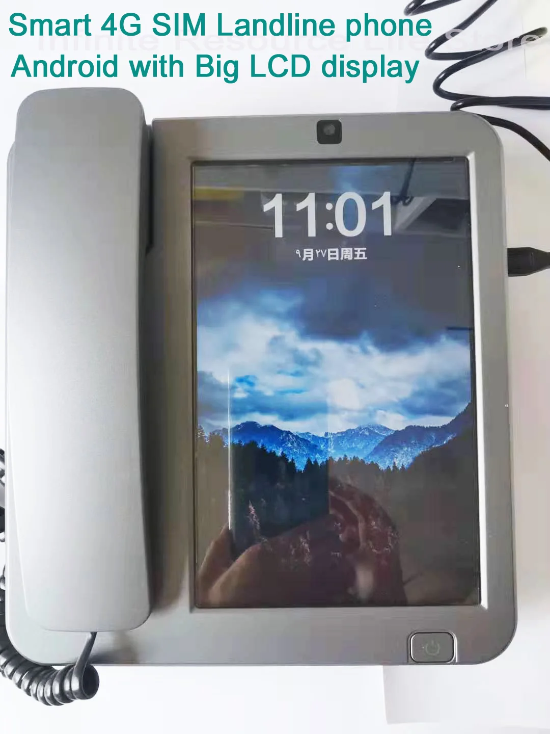 

LTE 4G Fixed Wireless Landline Android 6.0 with 4G SIM Network Videophone Universal Elderly WIFI Video Mobile Phone with Russian