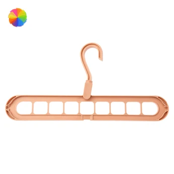 

2Pcs Multifunction Plastic Circle Clothes Hanger Clothes Drying Racks Scarf Clothes Hanger Hangers Storage RackCY