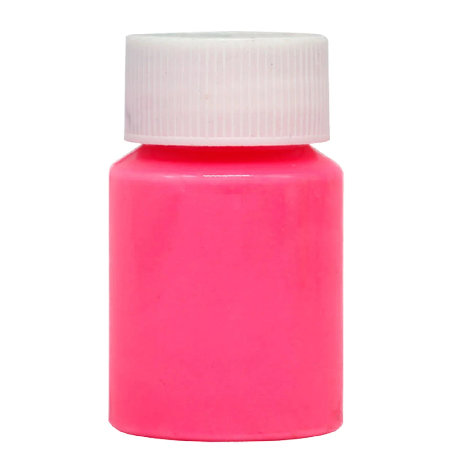 Pink Дети 30 г нетоксичный DIY водонепроницаемый блестящий светится в темноте флуоресцентный светящийся Пигмент Краска ing рисунок граффити краска игрушка - Color: Pink
