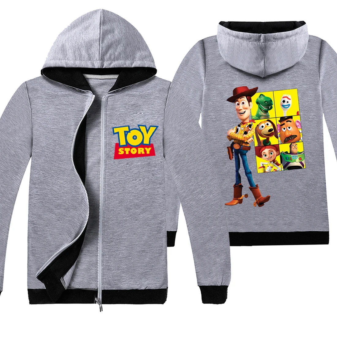 Toy Story 4/зимняя одежда для маленьких мальчиков, топы с длинными рукавами для крупных детей, футболка, пальто, толстовки Рождественская одежда от 8 до 12 лет