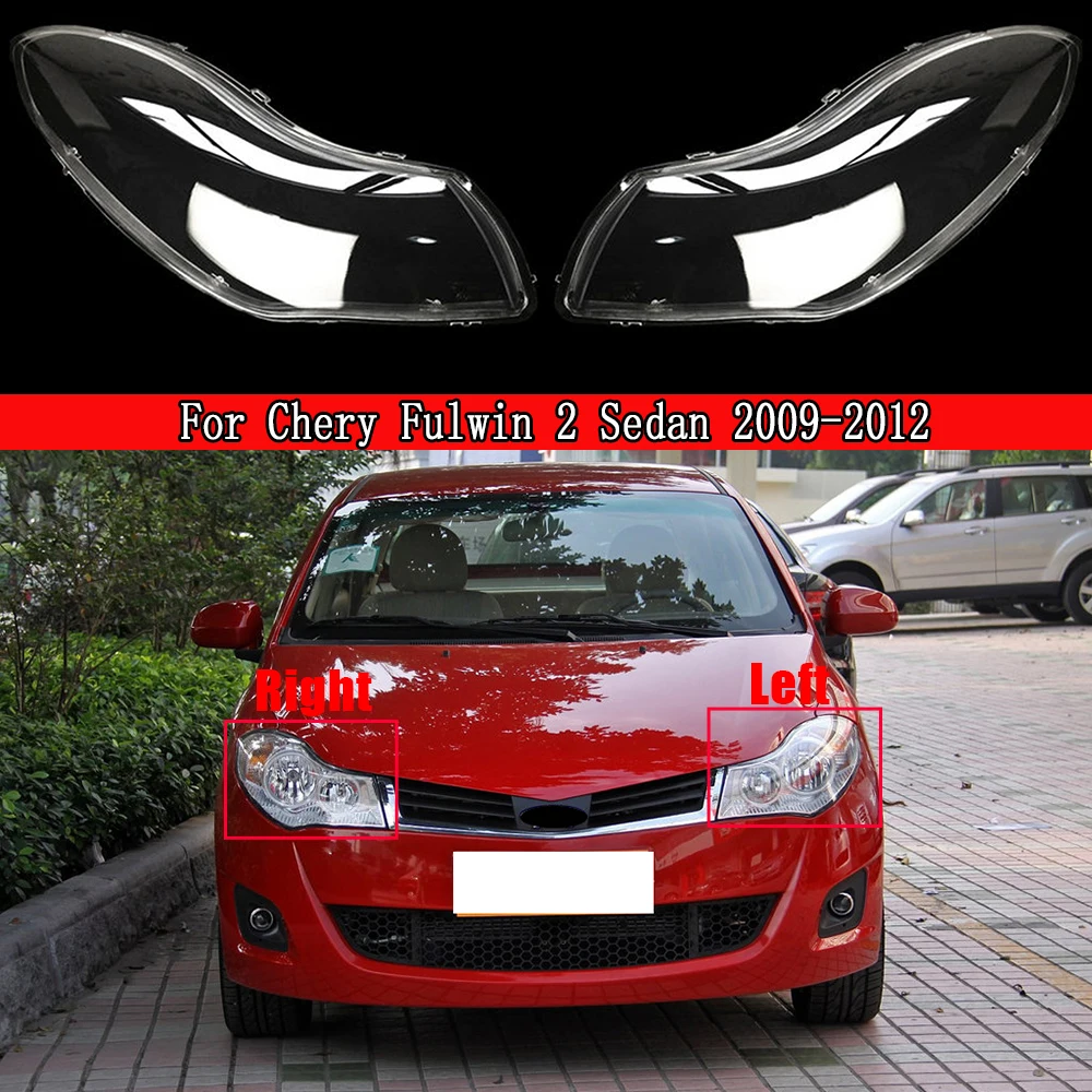 

Headlamps Transparent Cover Lampshade Lamp Shell Masks Headlight Cover Lens Headlight Glass For Chery Fulwin 2 Sedan 2009-2012