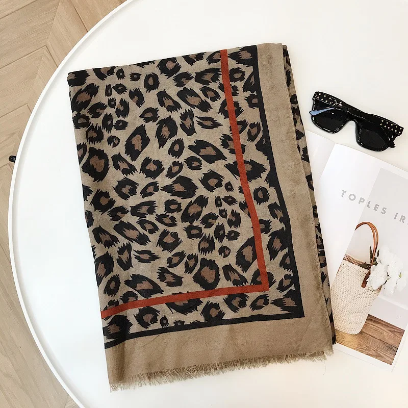 2020 Luxury Leopard Scarf Women Spring Spain Style Long Chic Khaki Leopard Patchwork Scarf Shawls And Wraps Autumn Shawl Hijab Women S Scarves Aliexpress