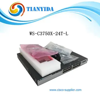 

WS-C3750X-24T-L Catalyst 3750X 24 Port Data Managed Stackable Switch