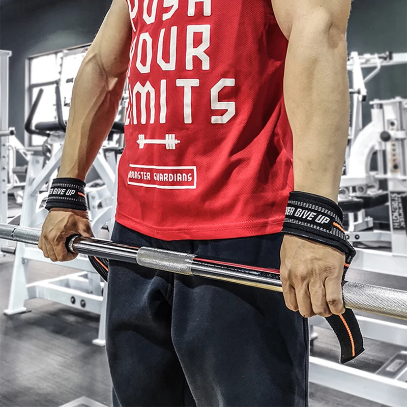 Weight Lifting Wrist Straps For Deadlifts Crossfit Fitness Bodybuilding