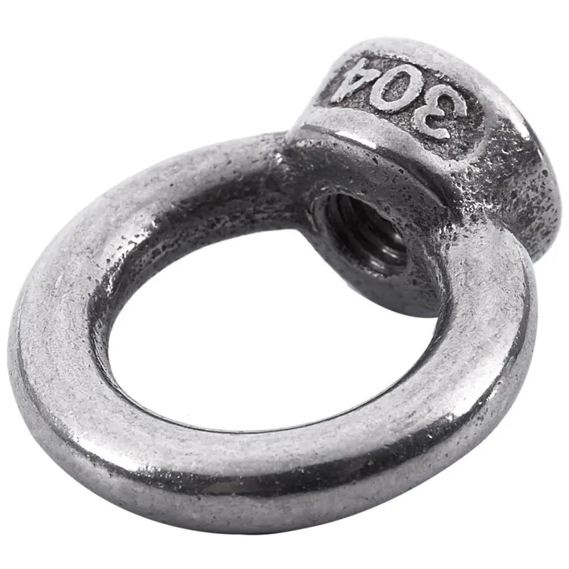 2 шт нержавеющая сталь Raw style Shield Anchor Eye болты M6 x 82 мм, серебро