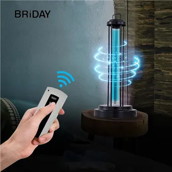 

germicidal uv lamp sterilizer sterilisateur uv light ozone 36w EU US plug timer ultraviolet quartz lamps with remote control new