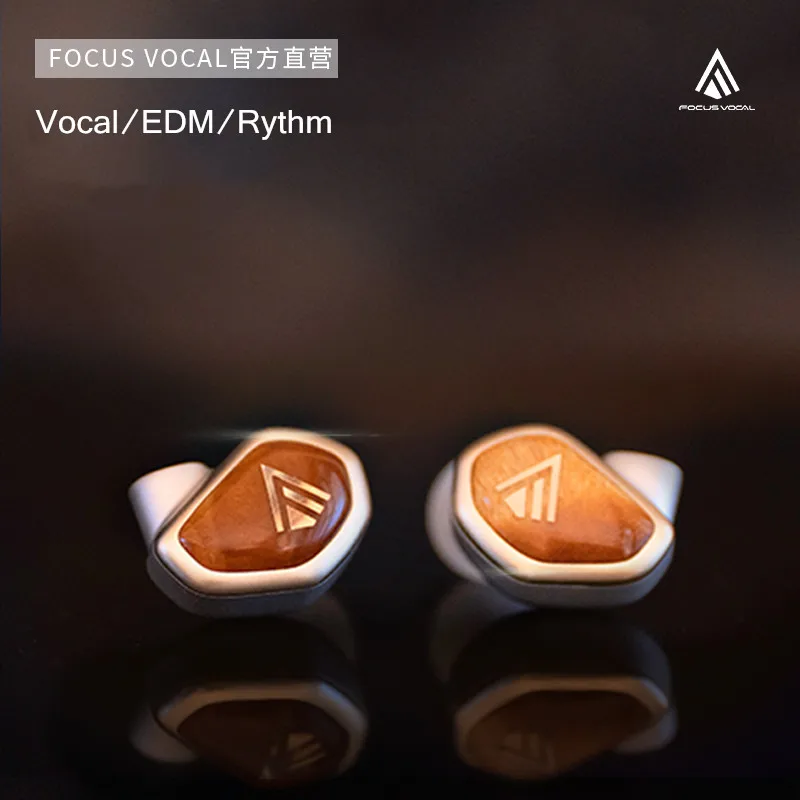 Наушники-вкладыши с динамическим драйвером Focus Voice/EDM/Rythm 1DD Hi-Fi DJ монитор