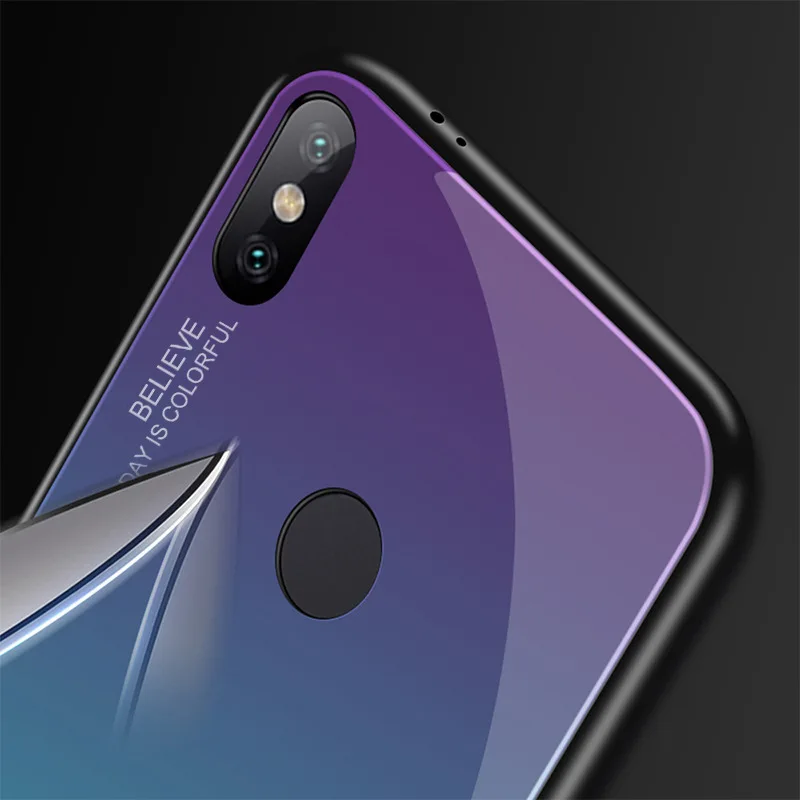 Для Xiaomi Mi MIX 3 Mi8 Redmi 5 Lite Mi6 Max3 роскошное закаленное стекло мягкая силиконовая рамка