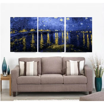 

3pcs DIY frame Pictures Painting By Numbers Nile river Landscape Acrylic canvas Painting Modern Home Decor gift For Living Room