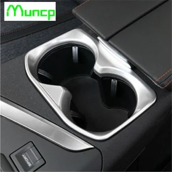 

Interior Cup Holder For Peugeot 4008 5008 3008 GT 2017 2018 Matte Chrome Framing Styling Accessories