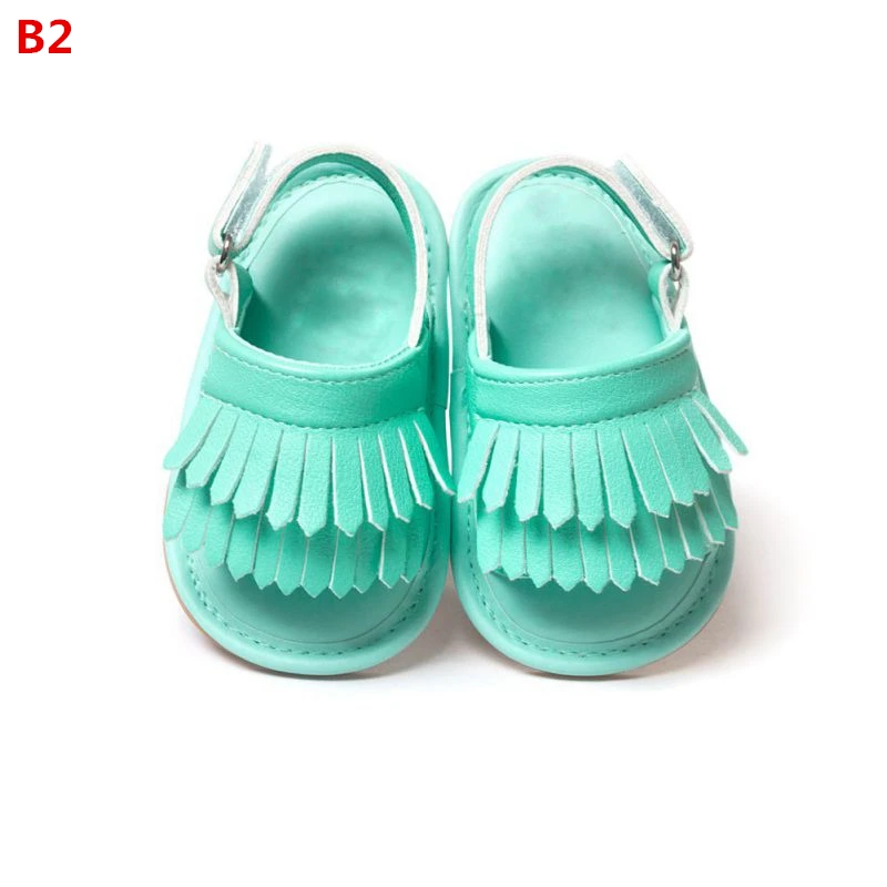Летние сандалии для маленьких мальчиков; дышащая нескользящая обувь для малышей; сандалии для малышей с мягкой подошвой; обувь для первых шагов - Цвет: B2