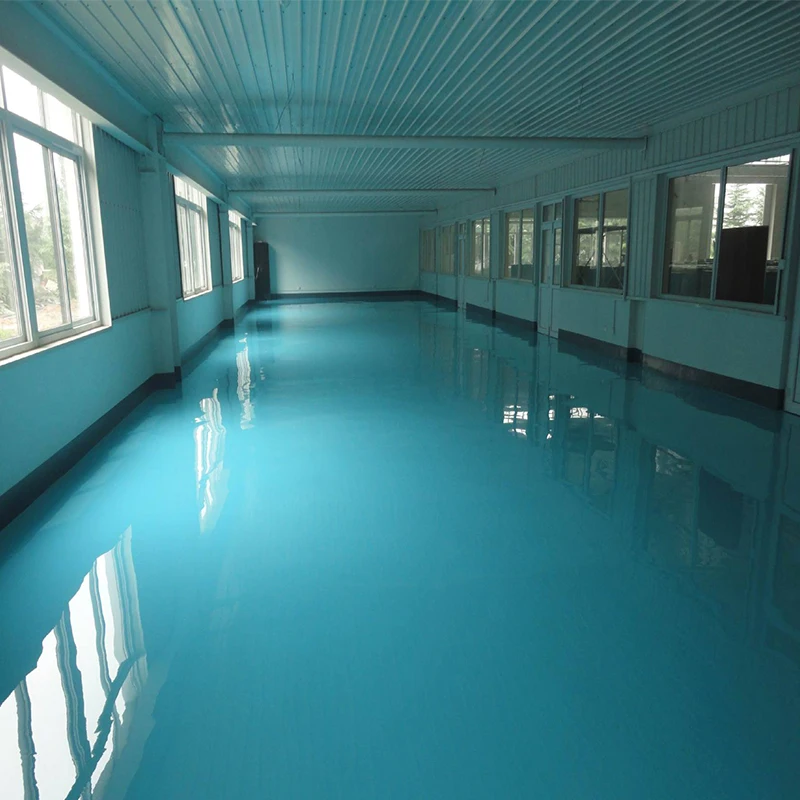 Epoxy self-leveling floor paint High hardness high adhesion and high brightness resina epoxi pegamento 1kg epoxica epossidica afbeelding