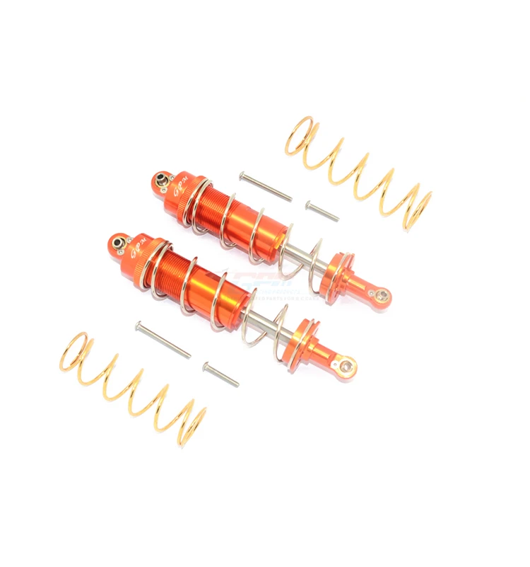 

ALUMINUM FRONT/REAR THICKENED SPRING DAMPERS 125MM 2pcs/set TXMS125F/R FOR 1/10 SCALE MAXX 89076-4