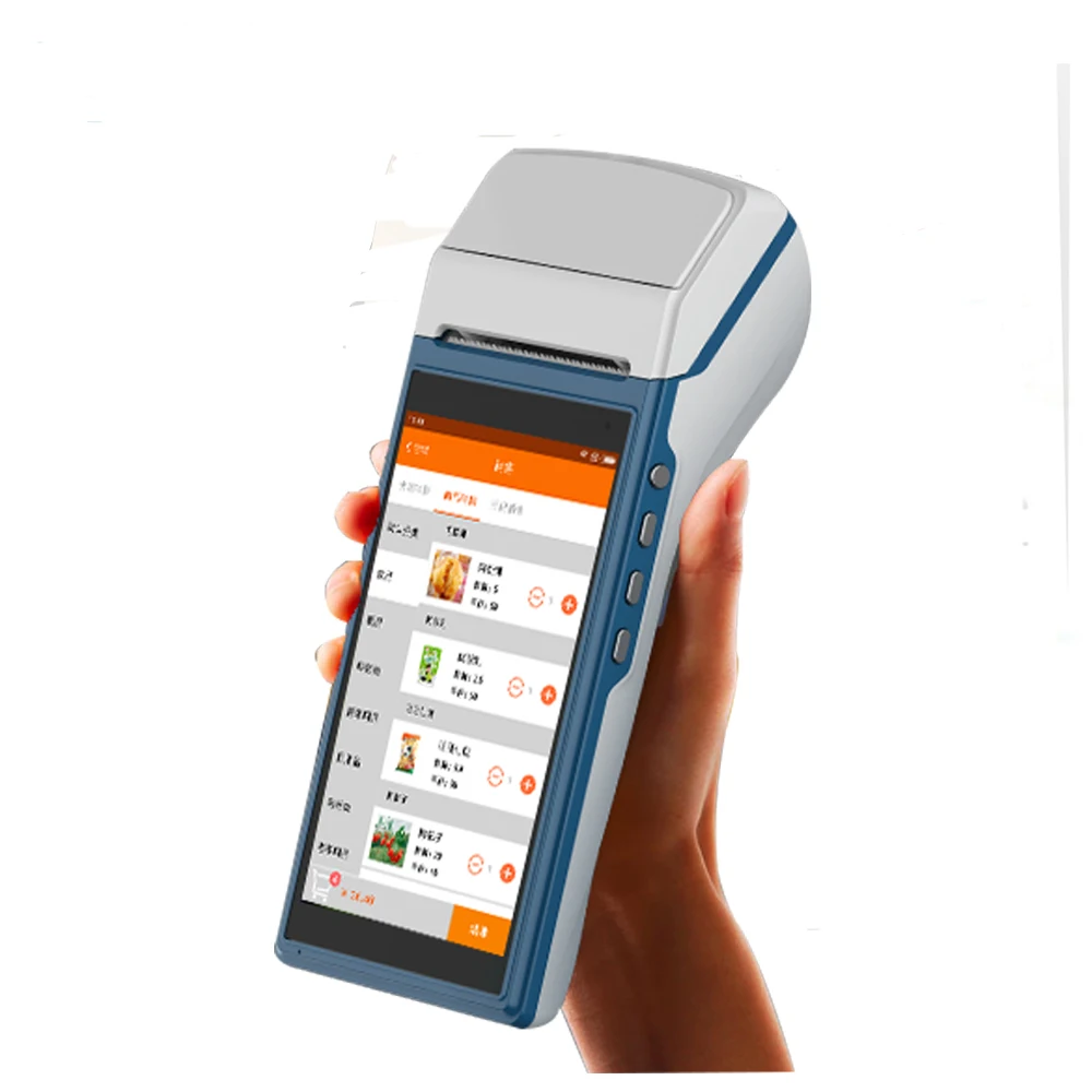 ZKC5501 Android Розничная POS системы устройства встроенный термальность принтер сканер
