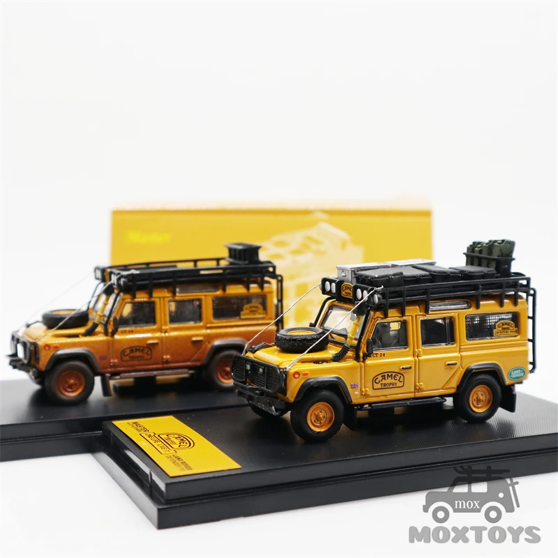 Модель автомобиля под давлением Master 1:64 Land Rover Defender 110 Camel Regular /Muddy Edition | Игрушки и
