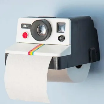 

Creative Tissue Box Retro Polaroid Camera Shape Inspired Tissue Boxes Toilet Roll Paper Holder Box Bathroom Retro Decor ZM908
