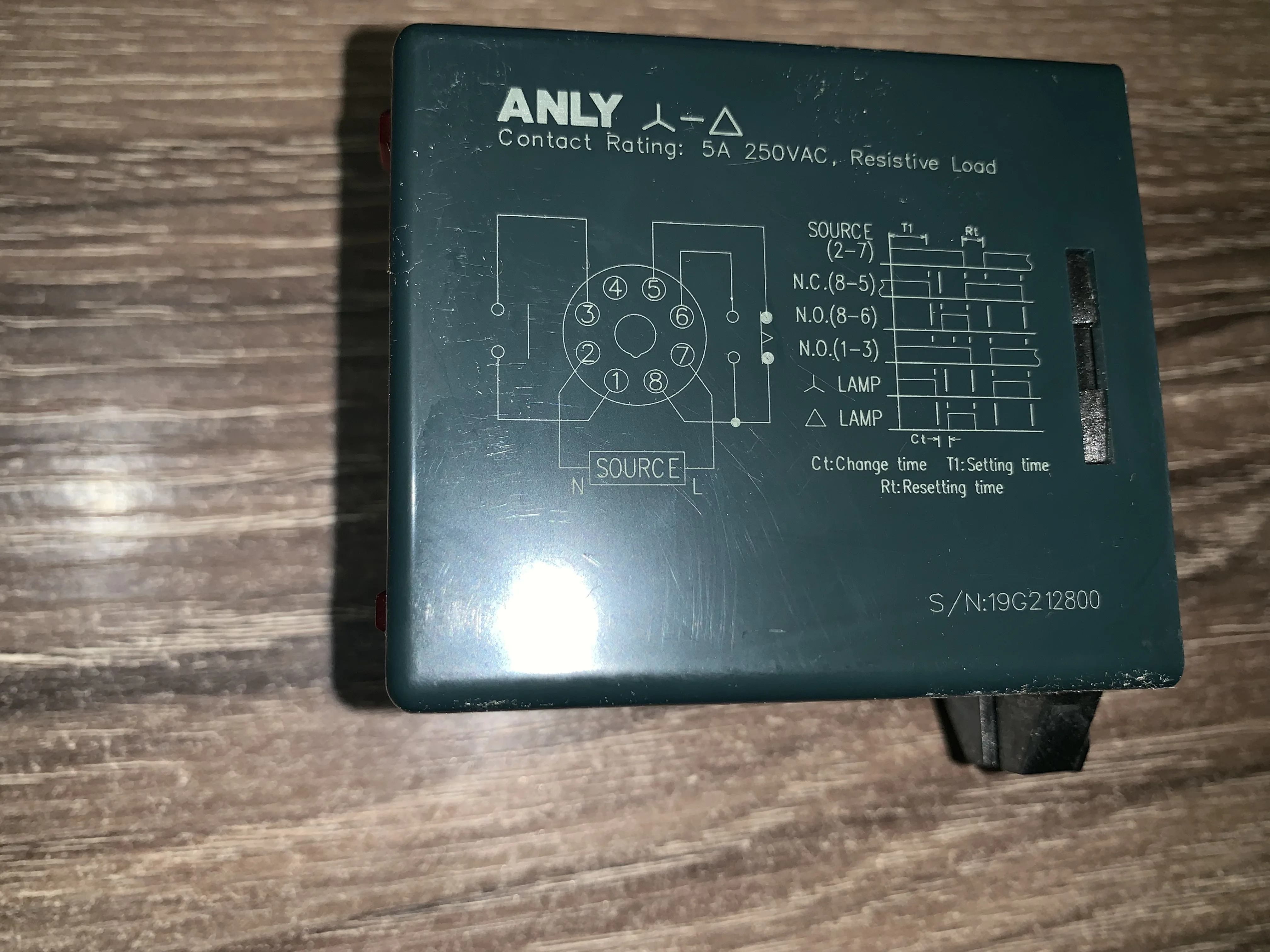 

ANLY TRD-ND motor start time limit relay motor star delta time relay