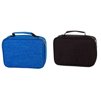 

2Pcs School Pencil Cases for Girls Boy Pencilcase 72 Holes Pen Box Penalty Multifunction Storage Bag Case Pouch Stationery Kit -