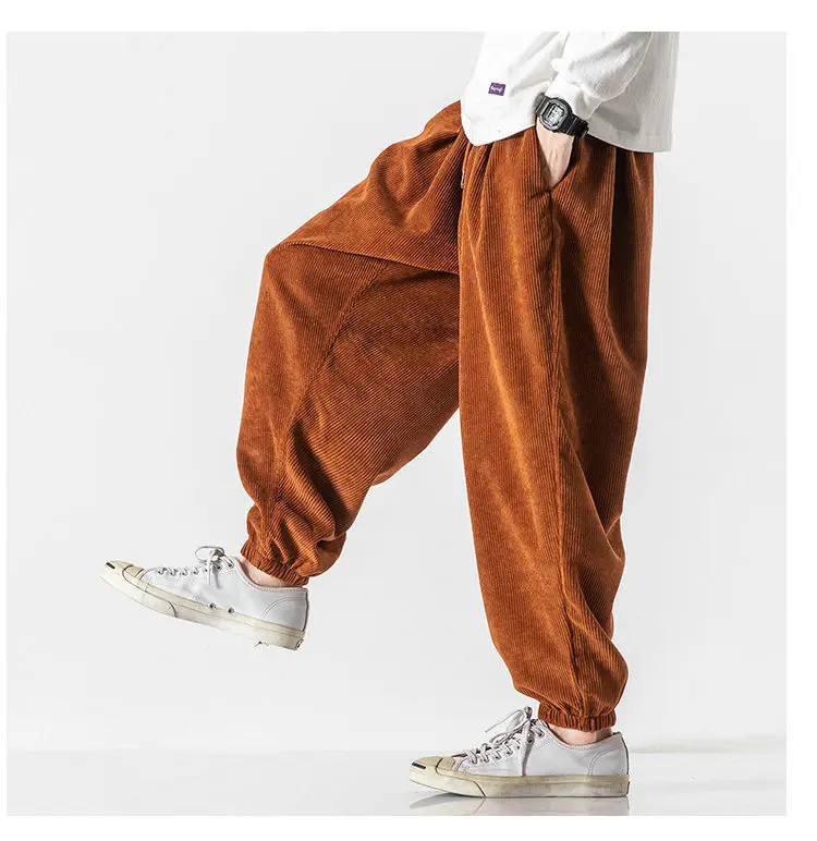 Streetwear Men’s Harem Pants Loose Mens Plus Size Joggers Pants New Male Women Casual Trousers Fashion Cotton Sweatpants M-5XL harem joggers