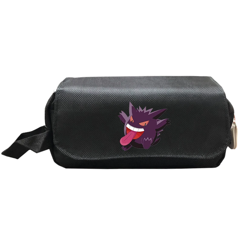 Cute Cartoon Pokemon Pencil Bag Students Pen Bag for Kids Fashion Double Layer Cute Stationery Bag Pencil Case