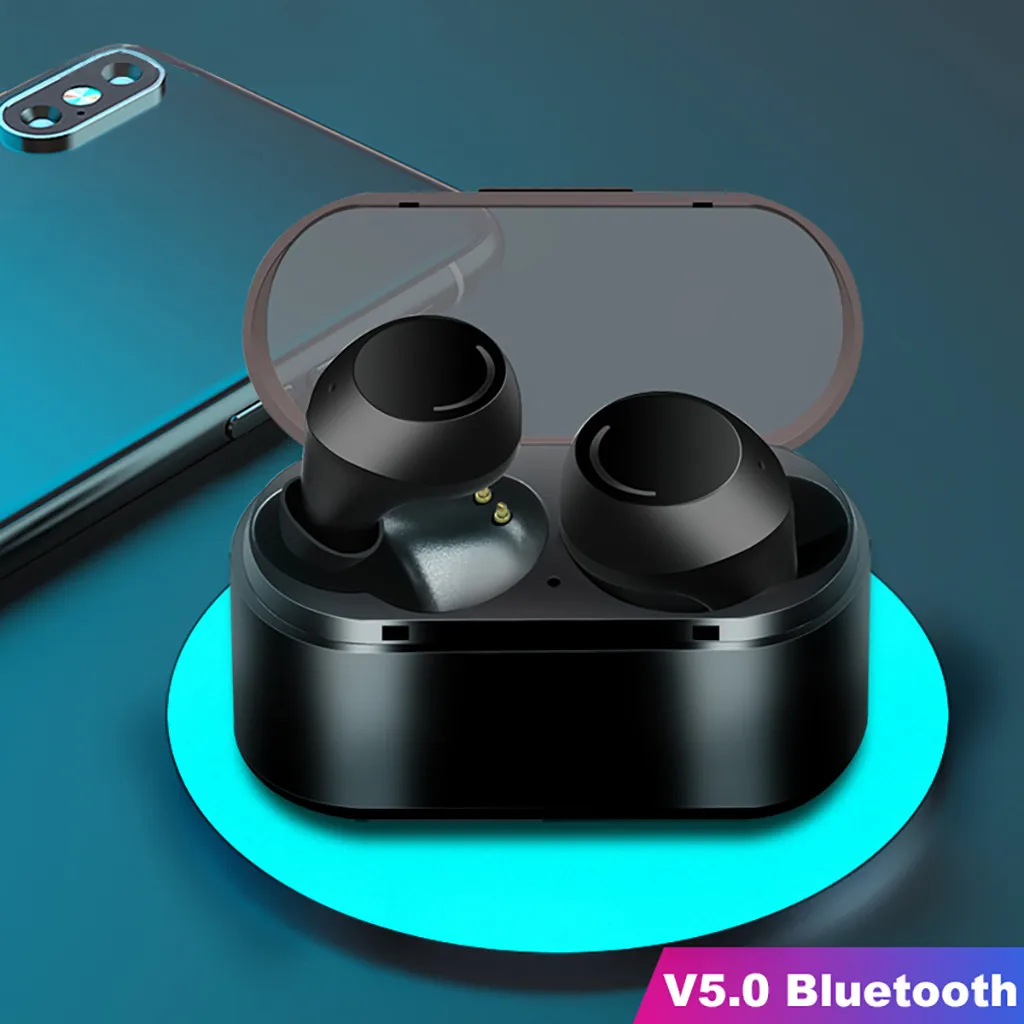 TWS наушники Bluetooth жизнь водонепроницаемый шумоподавление стерео беспроводные наушники с микрофоном наушники с зарядным устройством