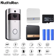 Умный IP wifi дверной звонок видеодомофон Wi-Fi дверной телефон дверной звонок для квартиры ИК сигнализация беспроводная камера безопасности