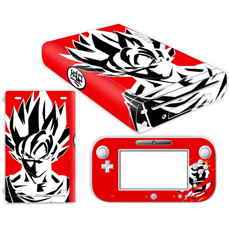 Супер наклейка Dragon Ball для консоли nintendo wii u, чехол с пультом управления, скины для геймпад для nintendo wii u, наклейка