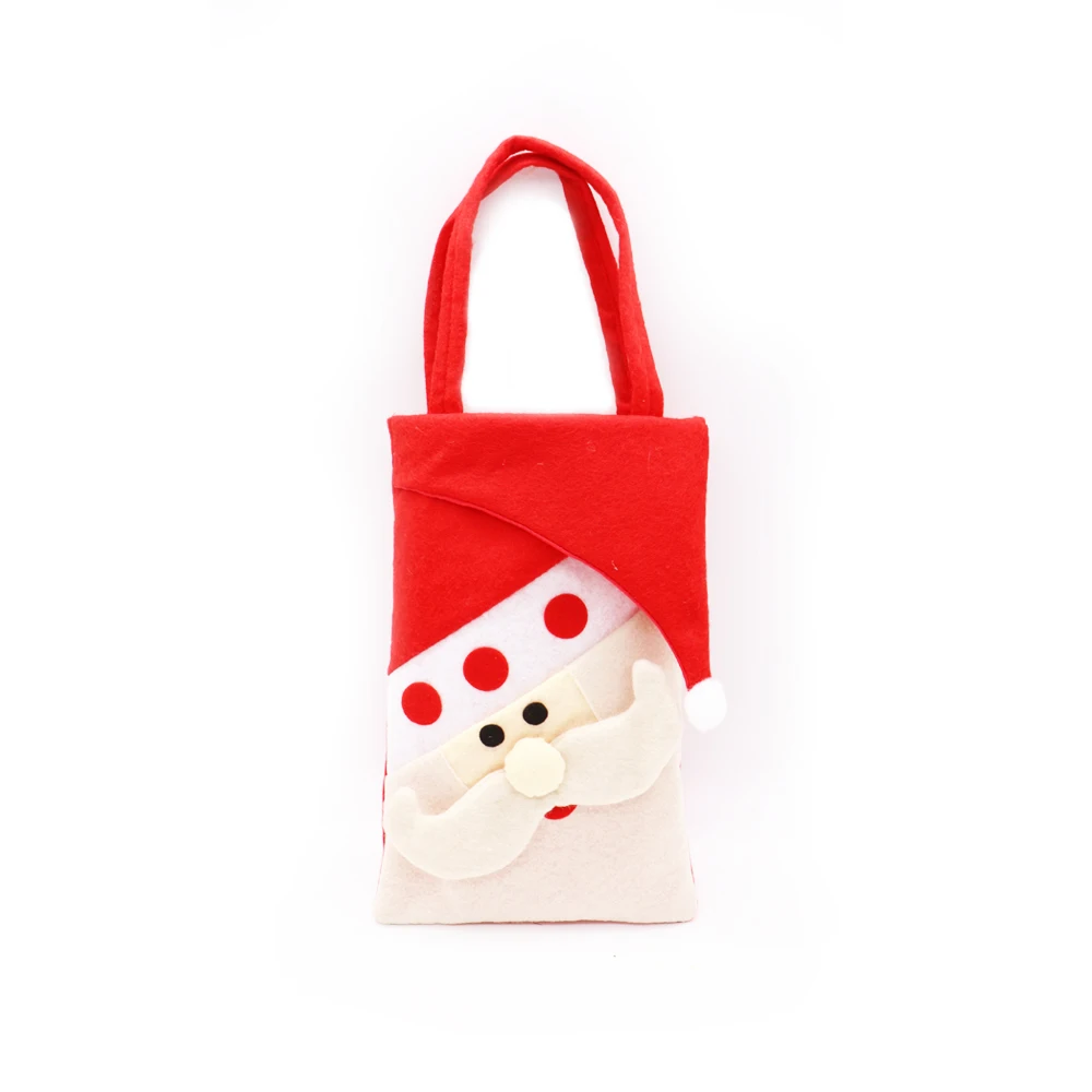 2 шт. Рождественский Подарочный мешок Санта-Клауса, конфетная Портативная сумка, рождественские украшения для дома, новый год 2020, подарки