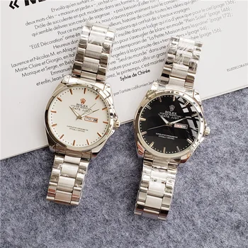 

Rolex- Women Men's Quartz Watch fashion Luxury Tops brand Gift gold Casual Waterproof Designer watches 945Orders