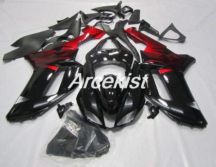 

High Quality New ABS Fairings Kit Fit for kawasaki Ninja ZX6R 636 2007 2008 07 08 6R ZX-6R Bodywork custom Free Red black