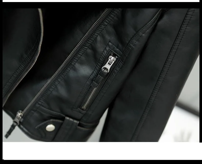 Кожаная куртка Готическая Женская байкерская куртка зима осень мотоциклетная куртка черная верхняя одежда искусственная кожа полиуретан