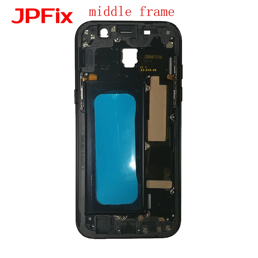 

JPFix For Samsung Galaxy A520F A5 2017 Front Middle Frame Housing Bezel With Side Button