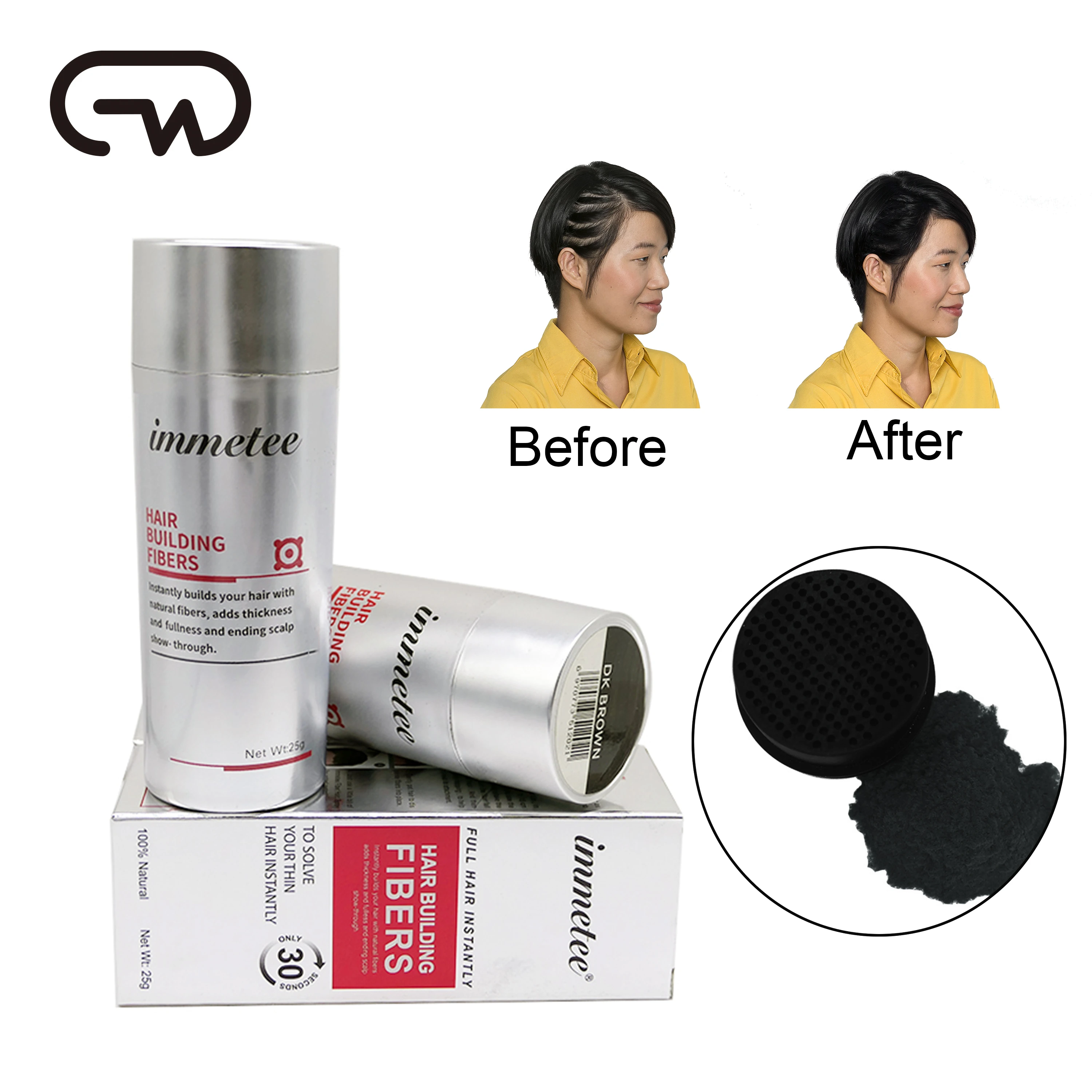 Miracle Hair Building Fiber Powder Hair Loss Treatment Full Hair Thicker  China Best Fiber Supplier 28g - Hair Loss Product Series - AliExpress