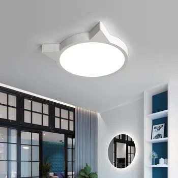 

Nordic Oak Led Ceiling Lights Living Room Round Multicolor Alloy Led Ceiling Lamp Bedroom Led Ceiling Light Fixture 40cm