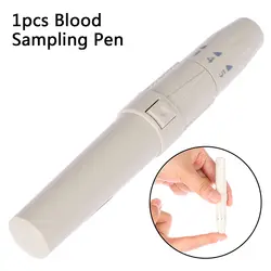 Ручка в форме ланцета, устройство для снятия лака для диабетиков, сбор крови, 5 регулируемых глубин, тест-тест на глюкозу, ручка для забора