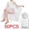 Kit of 50pcs Disposable Plastic Hairdressing Salon Blouse Cutting Cape, Kit 1