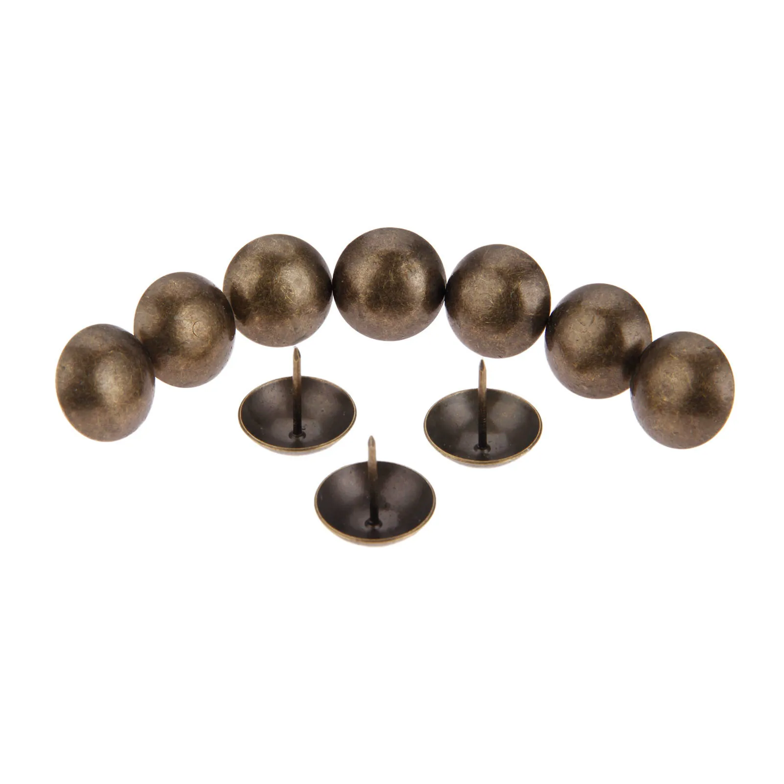 Upholstery Nail 10pcs/lot Upholstery Nails 25mm*25mm Round Head Tack Stud Decor Furniture Hardware Sofa Jewelry Box Door