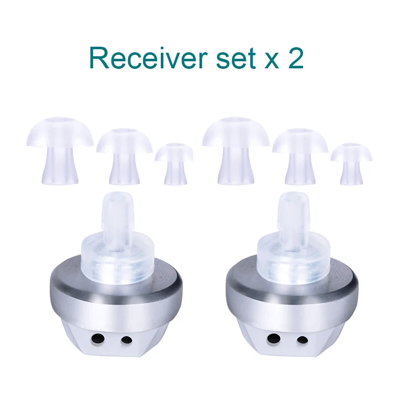 audio receiver x 2 Слуховые аппараты аксессуары аудио приемник и кабель для Siemens Карманный слуховой аппарат Pockettio ППО DHP - Цвет: audio receiver x 2