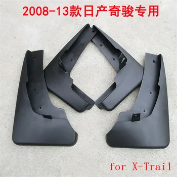 

High quality plastic Mud Flaps Splash Guard fender for Nissan X-Trail X trail T31 2008 - 2013 Car Styling 4PCS