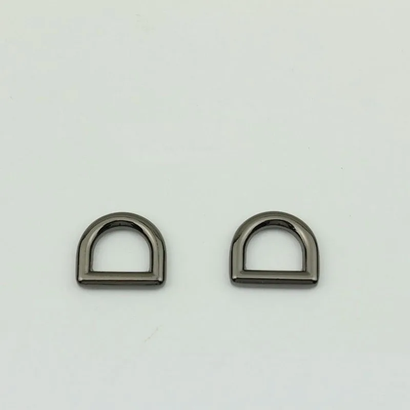 50pcs 12mm Diecast O D Ring Metal Dee Buckles Backpack Strap Belt Dog Pet Collar Webbing Clasp DIY Leather Craft Bag Accessories