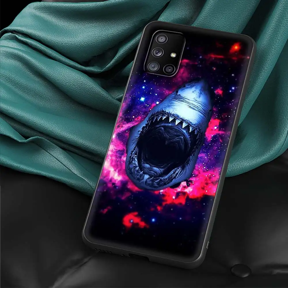 Ocean Whale Shark Swim Art Phone Case - TPU Silicone Cover