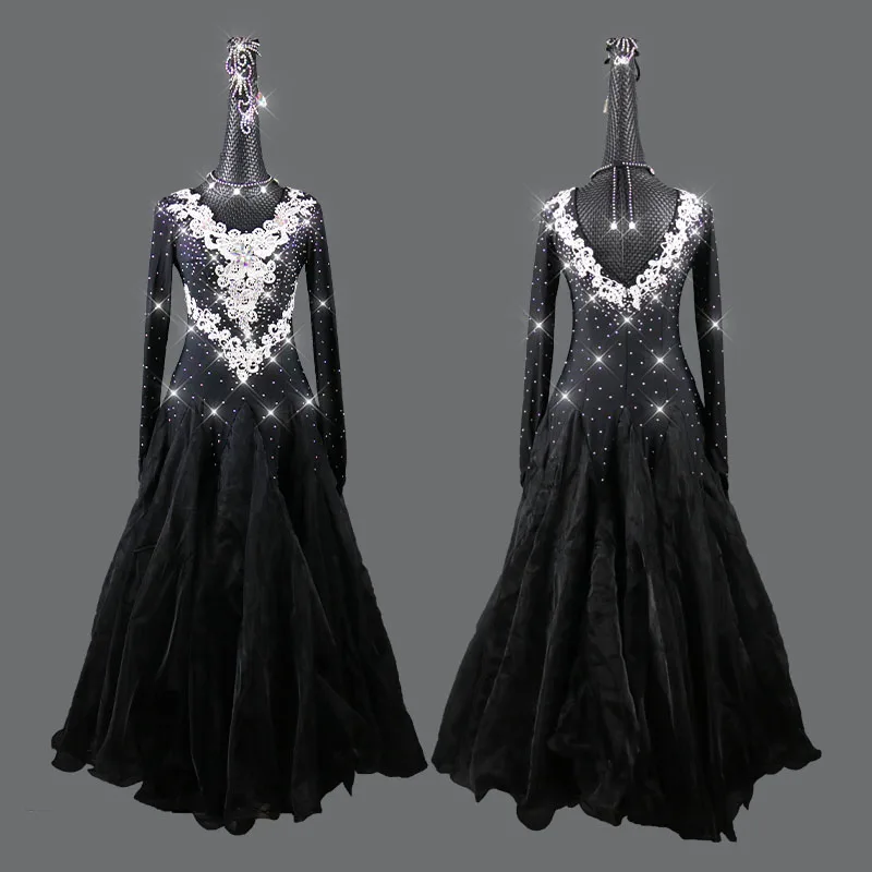 New modern dance skirt big skirt dress national standard dance